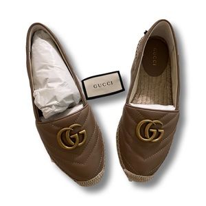 Gucci Women's Pilar GG Matelassé Espadrille Flats - 35 (Size 5)